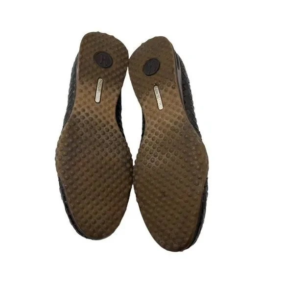 Nike Air Slip on flats US 8B BoxC Brown weaved leather Cole Haan GSeries - Picture 5 of 7